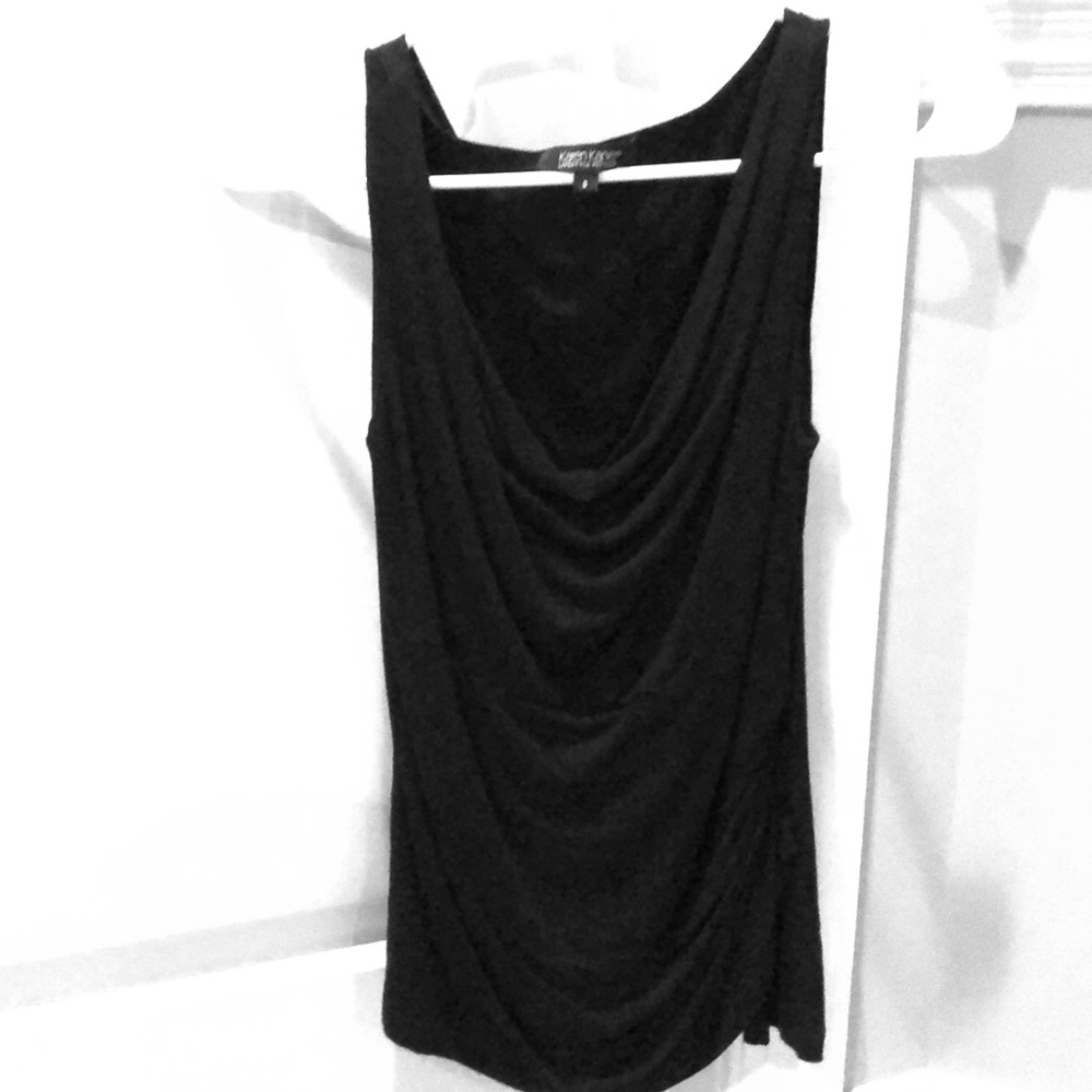 Karen Kane Lifestyles Petites Black small top